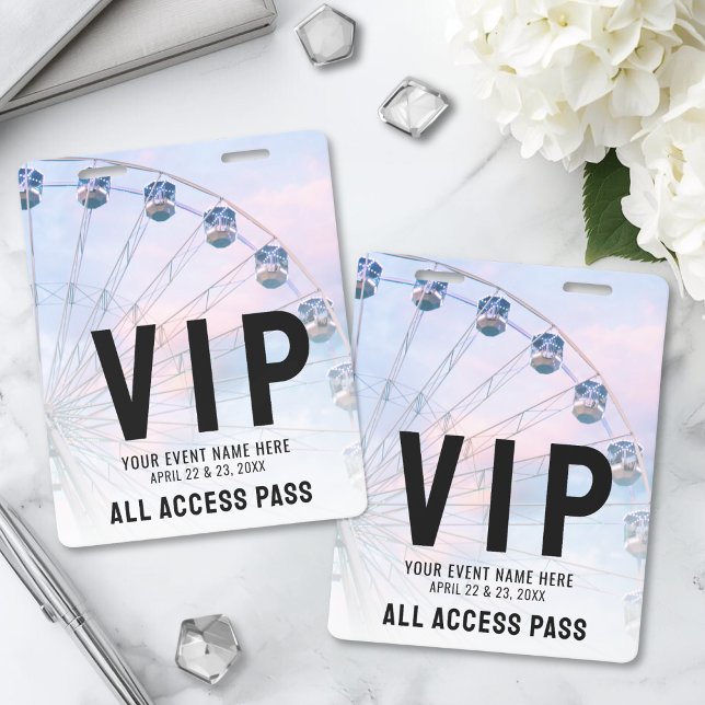 All Access Event VIP Ausweis (All Access Event VIP Badge)