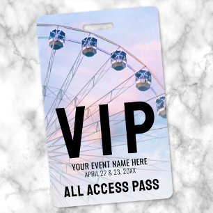 All Access Event VIP-Party Ausweis