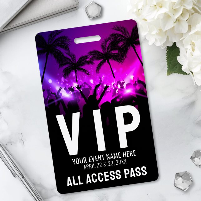 All Access Pass Event VIP Ausweis (All Access Pass Event VIP Badge )