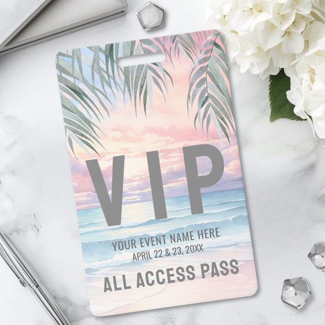 All Access Pass Event VIP Ausweis (All Access Pass Event VIP Badge)
