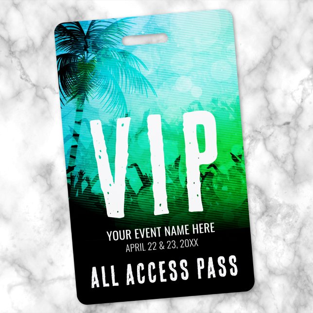 All Access Pass Event VIP Ausweis (All Access Pass Event VIP Badge)