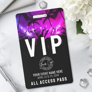 All Access Pass Ihr Logo Event VIP Ausweis