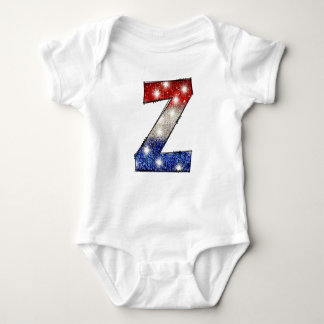 All American Baby Letter Z - 4. Juli USA Strampler