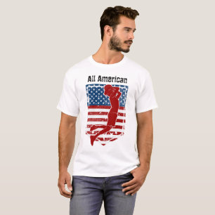 All-American Basketball Vintag gestört 2 T-Shirt
