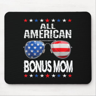 All American Bonus Mama 4. Juli Sonnenbrille Famil Mousepad
