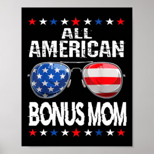 All American Bonus Mama 4. Juli Sonnenbrille Famil Poster
