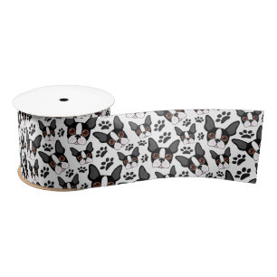 All American Boston Terrier Pet Puppy Satinband
