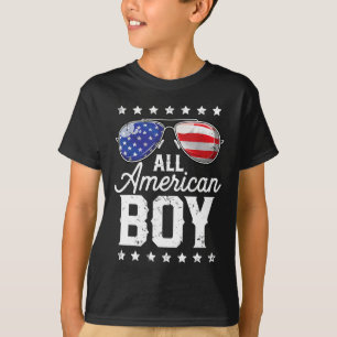 All American Boy 4. Juli Jungs Kinder Sonnenbrille T-Shirt