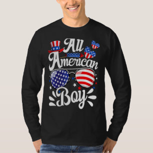 All American Boy 4. Juli Kinder Sonnenbrille Ameri T-Shirt