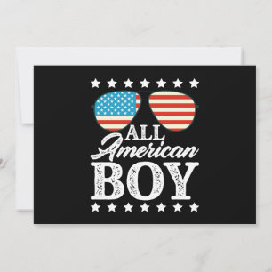 All American Boy 4. Juli USA Sonnenbrille Einladung