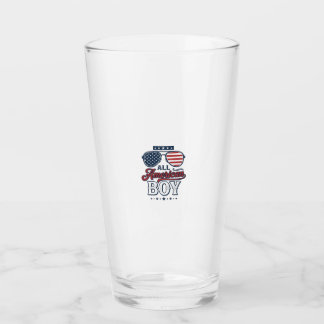 All American Boy Patriotische Sonnenbrille Shirt D Glas