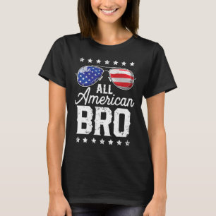 All American Bro 4. Juli Männer Familie passend S T-Shirt