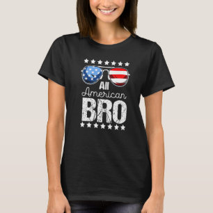 All American Bro 4. Juli Men Boy Sonnenbrille Pa T-Shirt