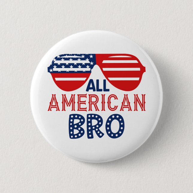 All American Bruder Button (Vorderseite)