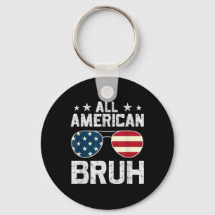 All American Bruh 4. Juli Jungen Patriotisch Schlüsselanhänger