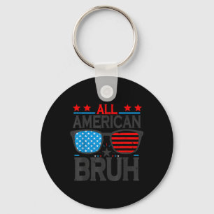 All American Bruh Coole Single 4. Juli Jungen T-Sh Schlüsselanhänger