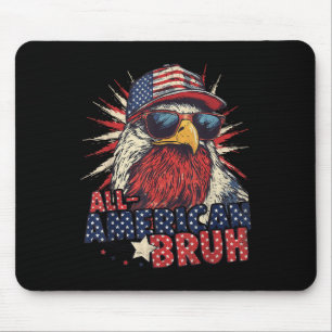 All American Bruh Eagle 4. Juli Jungen Patriotisch Mousepad