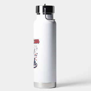 All American Bruh Patriotischer Enten-Vintage-Shir Trinkflasche