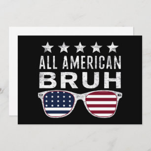All American Bruh Sunglasses Funny 4. Juli Einladung