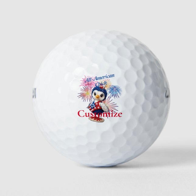 All-American Chick Thunder_Cove Golfball (Vorderseite)