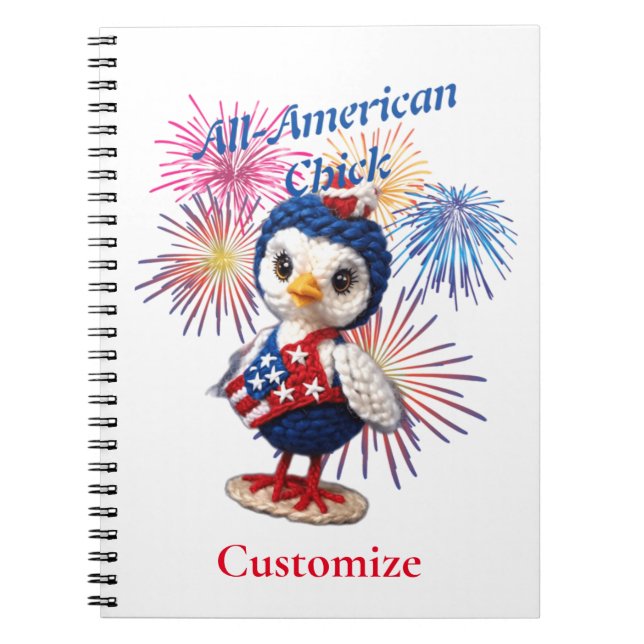 All-American Chick Thunder_Cove Notizblock (Vorderseite)