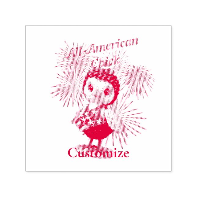 All-American Chick Thunder_Cove Permastempel (Design)
