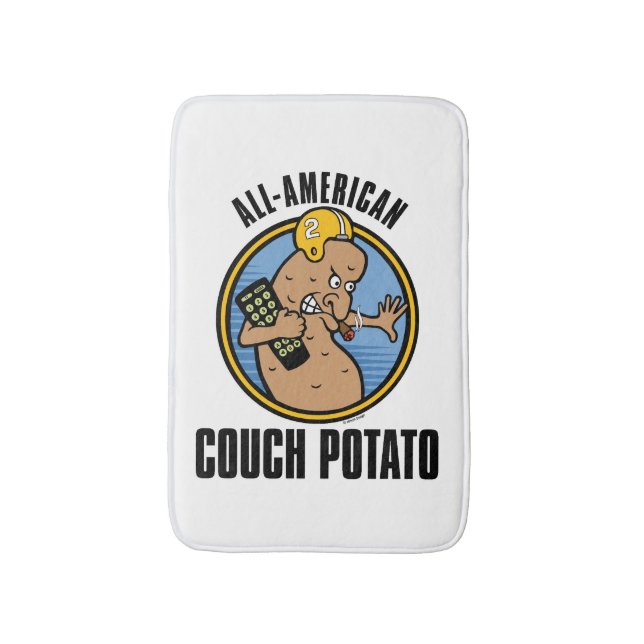 All-American Couch Potato Badematte (Vorderseite Vertikal)