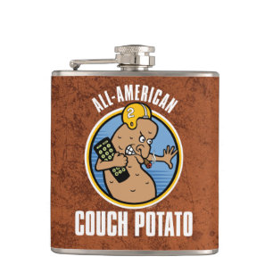 All-American Couch Potato Flachmann