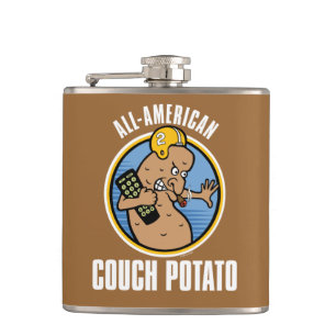All-American-Couch-Potato Flachmann
