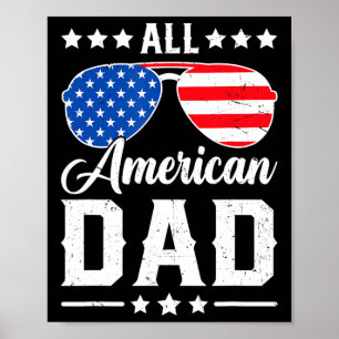 All American Dad 4. Juli Lustig Patriotisch Usa M Poster