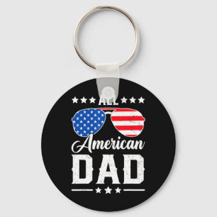 All American Dad 4. Juli Lustig Patriotisch Usa M Schlüsselanhänger