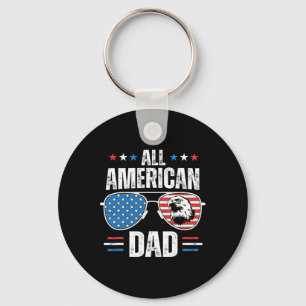 All American Dad 4. Juli Vatertag Sonnenbrille Schlüsselanhänger