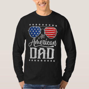All American Dad 4. Juli Vatertag Sonnenbrille T-Shirt
