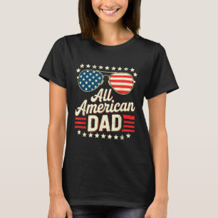 All American Dad Retro USA-Flagge Sonnenbrille 4. T-Shirt