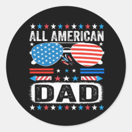 All American Dad Sticker