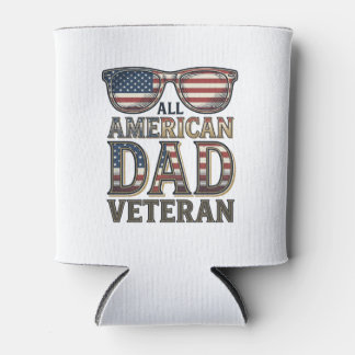 All American Dad Veteran Patrioten Sonnenbrille T- Dosenkühler