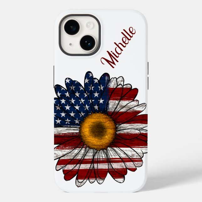 All American Daisy Teacher Case-Mate iPhone Hülle (Rückseite)