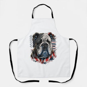 ALL AMERICAN DOG-Liebhaber englische Bulldogge  Schürze