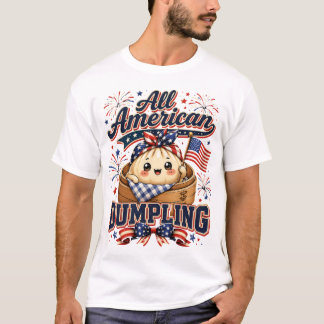 All American Dumpling, Patriotisches Lebensmittel T-Shirt