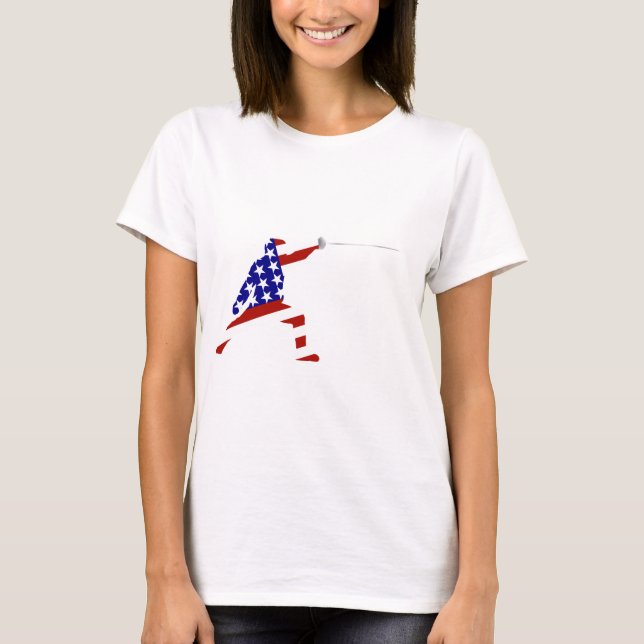 All-American Fencer / Fencing T-Shirt (Vorderseite)