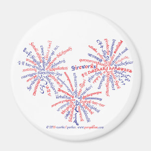 All-American-Feuerwerk-Magnet Magnet
