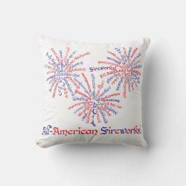 All-American Fireworks Pillow Kissen