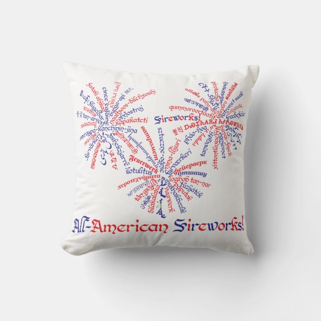 All-American Fireworks Pillow Kissen (Vorderseite)