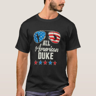 All American Fishing Duke 4. Juli US-Flagge Sonnen T-Shirt