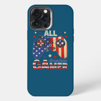 All American Gamer 4. Juli Videospiele Jungen iPhone 13 Pro Max Hülle