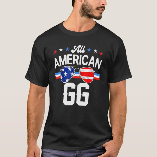 All American GG 4th of July Family Matching Sungla T-Shirt (Vorderseite)