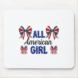All American Girl 4. Juli Coquette Bows American Mousepad