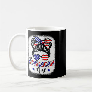 All American Girl 4. Juli-Shirt Frauen Unordentlic Kaffeetasse