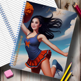 All American Girl Cheerleader Spiral Notizbuch