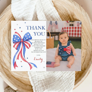 All American Girl Geburtstagsfoto Dankeskarten Dankeskarte